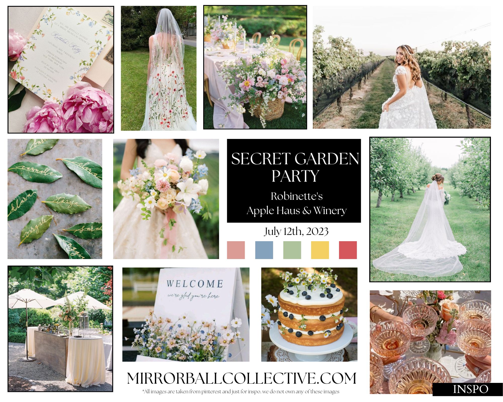 Secret Garden Bridal Inspiration